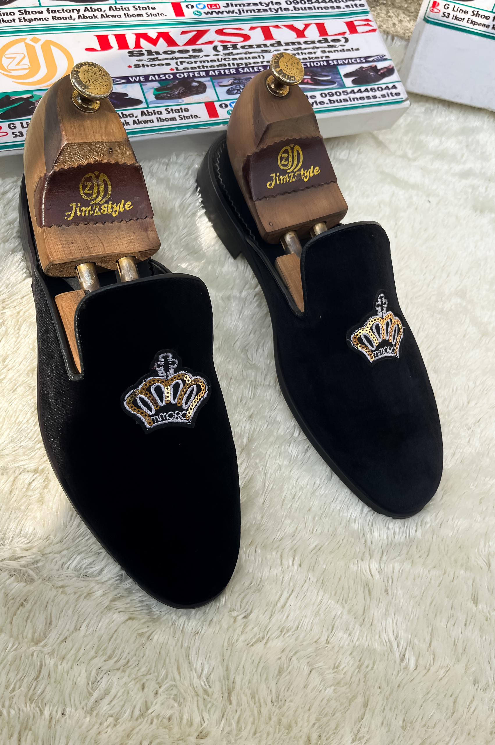 Jimz Crown Suede Half-Shoe
